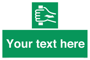 Custom Pull Bar Sign